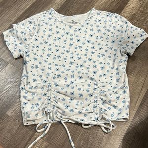 Hollister cinch crop top